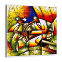 Quadro Stampa su Tela Jazz Geometrico - CupidoDesign