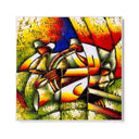 Quadro Stampa su Tela Jazz Geometrico - CupidoDesign