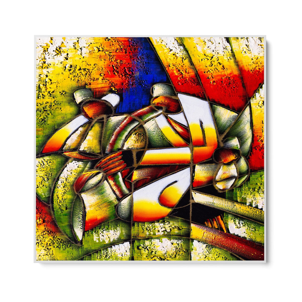 Quadro Stampa su Tela Jazz Geometrico - CupidoDesign