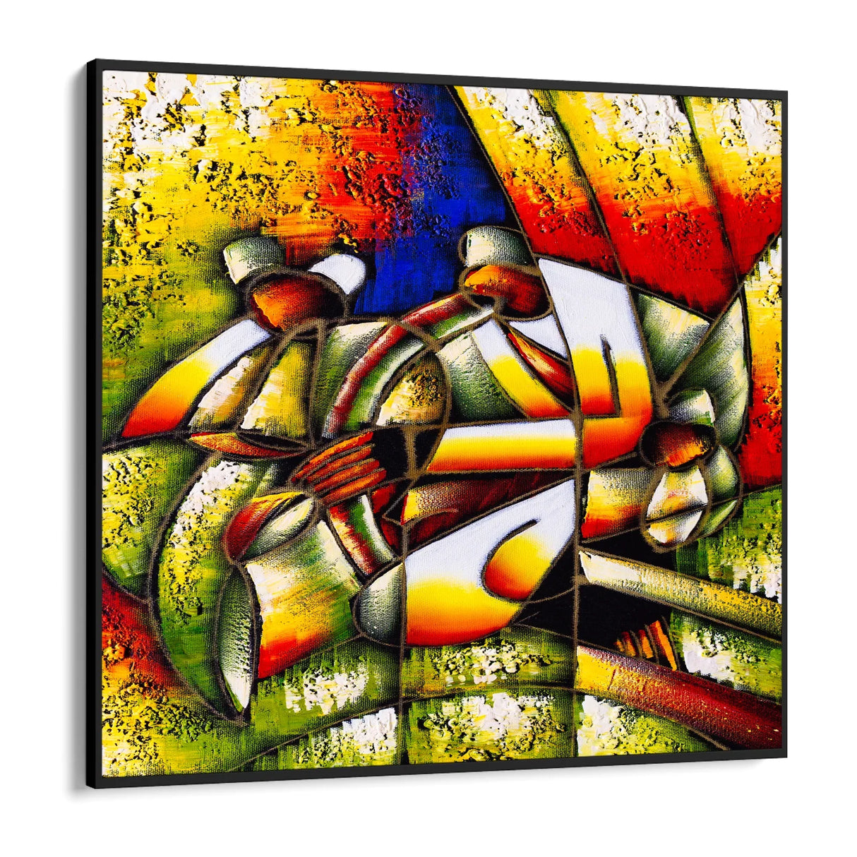 Quadro Stampa su Tela Jazz Geometrico - CupidoDesign