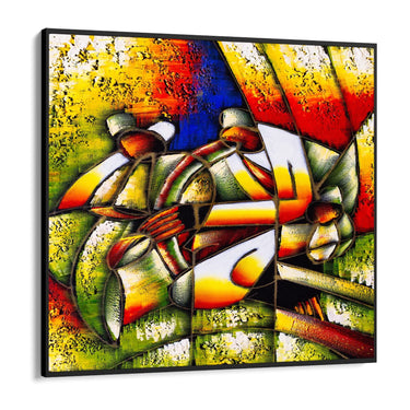 Quadro Stampa su Tela Jazz Geometrico - CupidoDesign