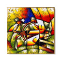 Quadro Stampa su Tela Jazz Geometrico - CupidoDesign