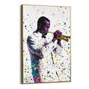 Quadro Stampa su Tela Jazz Liquido - CupidoDesign