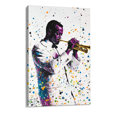 Quadro Stampa su Tela Jazz Liquido - CupidoDesign