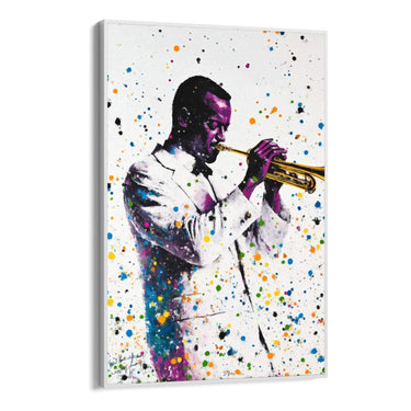 Quadro Stampa su Tela Jazz Liquido - CupidoDesign