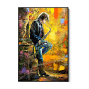Quadro Stampa su Tela Jazz di Fuoco - CupidoDesign