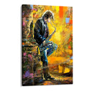 Quadro Stampa su Tela Jazz di Fuoco - CupidoDesign