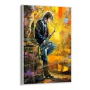 Quadro Stampa su Tela Jazz di Fuoco - CupidoDesign