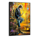 Quadro Stampa su Tela Jazz di Fuoco - CupidoDesign