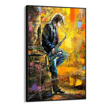 Quadro Stampa su Tela Jazz di Fuoco - CupidoDesign