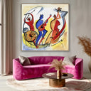 Quadro Stampa su Tela Jazz in Movimento - CupidoDesign