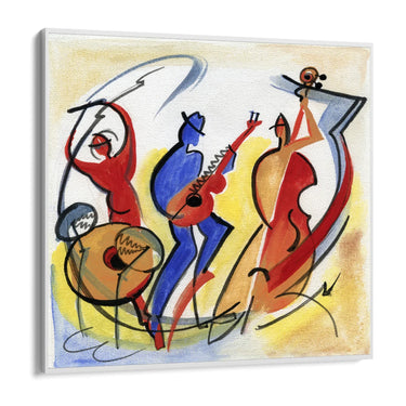 Quadro Stampa su Tela Jazz in Movimento - CupidoDesign