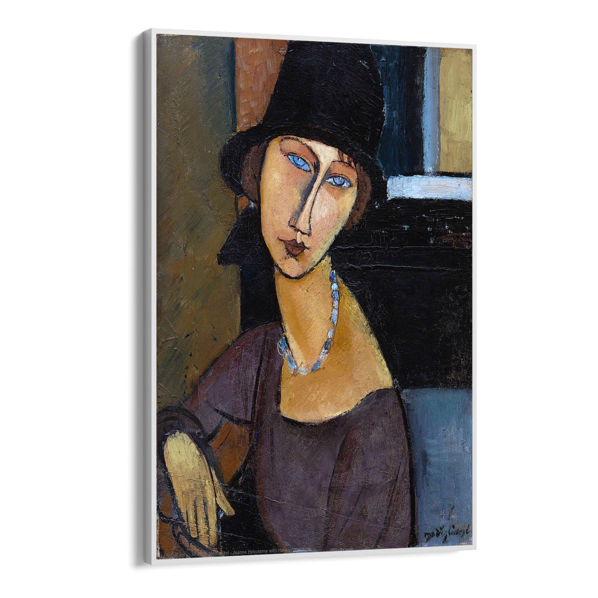 Quadro Stampa su Tela Jeanne Hébuterne, Amedeo Modigliani - CupidoDesign