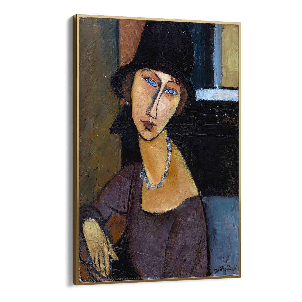 Quadro Stampa su Tela Jeanne Hébuterne, Amedeo Modigliani - CupidoDesign