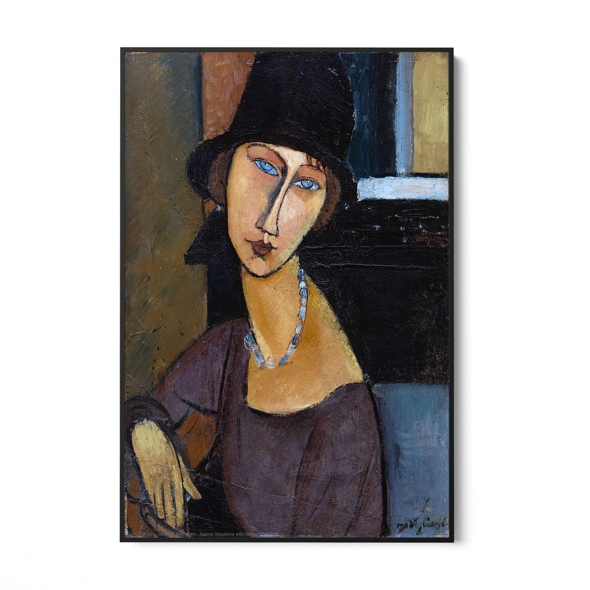 Quadro Stampa su Tela Jeanne Hébuterne, Amedeo Modigliani - CupidoDesign