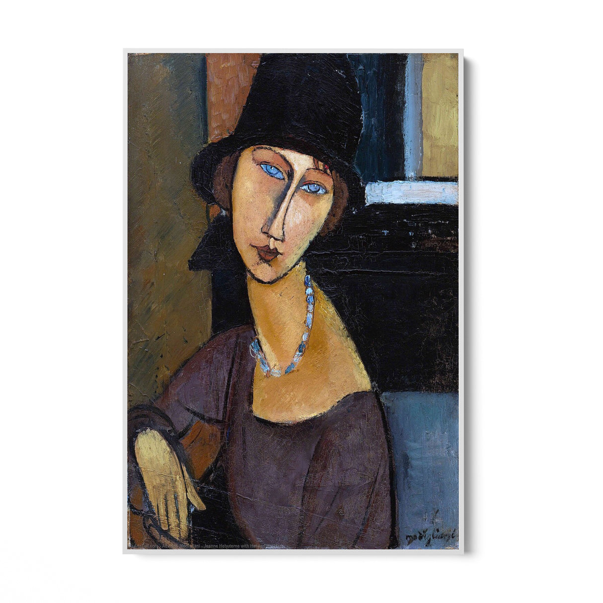 Quadro Stampa su Tela Jeanne Hébuterne, Amedeo Modigliani - CupidoDesign