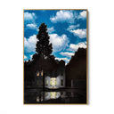 Quadro Stampa su Tela L'impero della luce, René Magritte - CupidoDesign