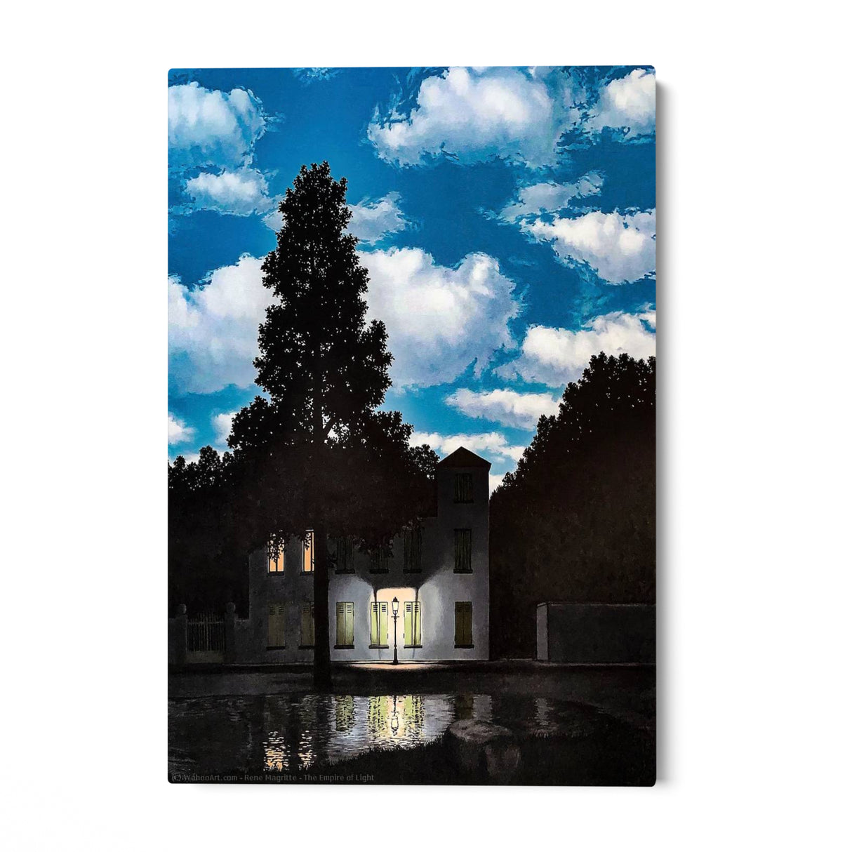 Quadro Stampa su Tela L'impero della luce, René Magritte - CupidoDesign
