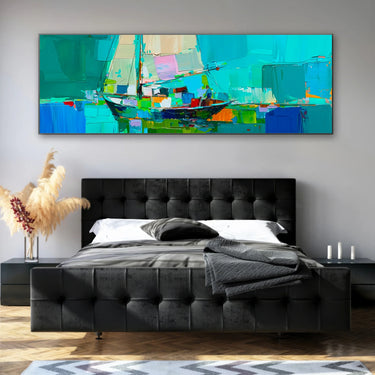 Quadro Stampa su Tela La Barca dei Sogni - CupidoDesign