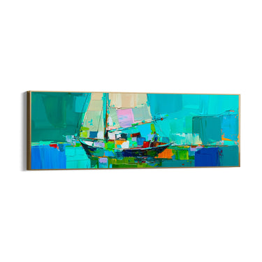 Quadro Stampa su Tela La Barca dei Sogni - CupidoDesign