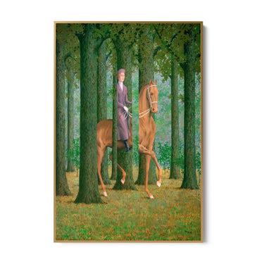 Quadro Stampa su Tela La Firma in Bianco, René Magritte - CupidoDesign