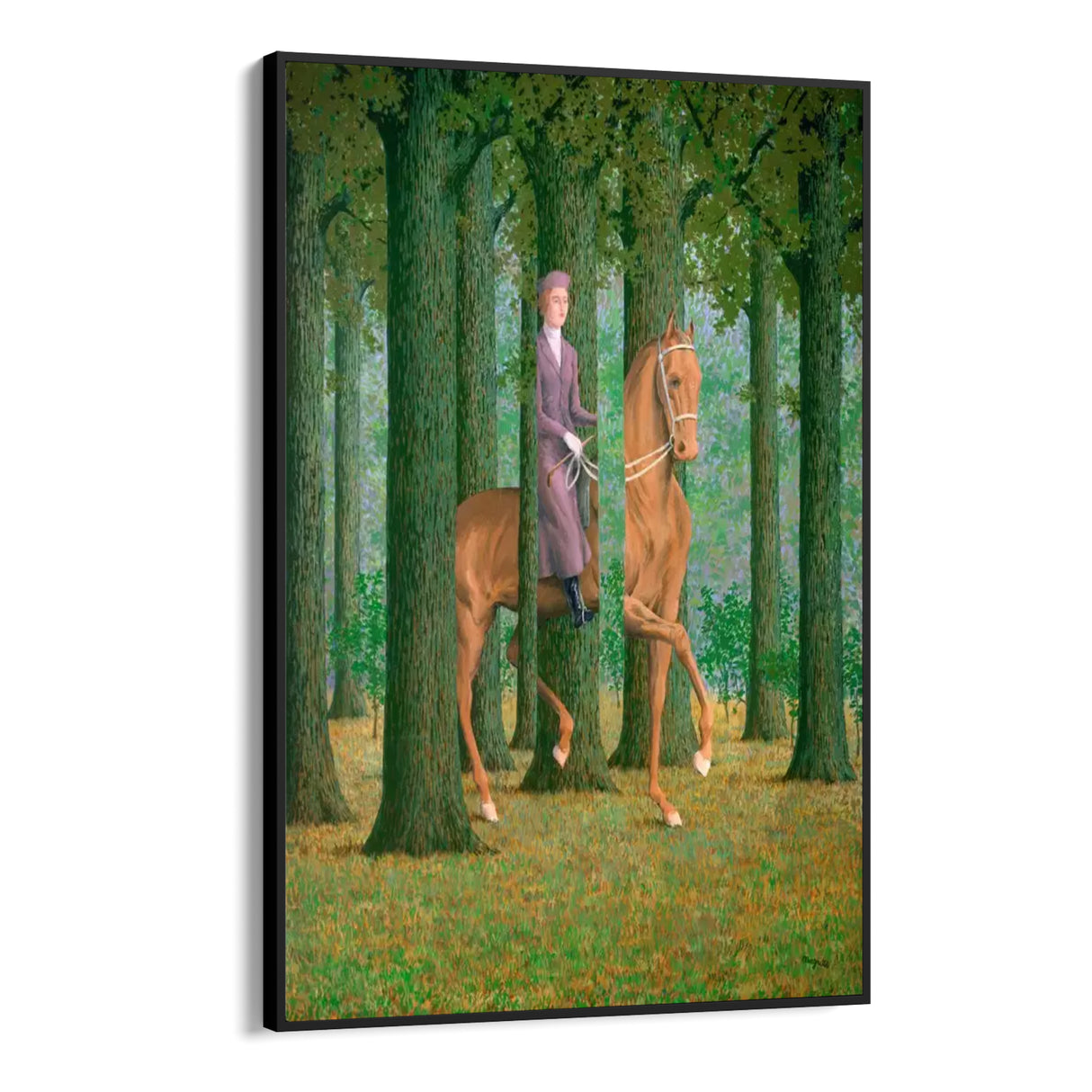 Quadro Stampa su Tela La Firma in Bianco, René Magritte - CupidoDesign