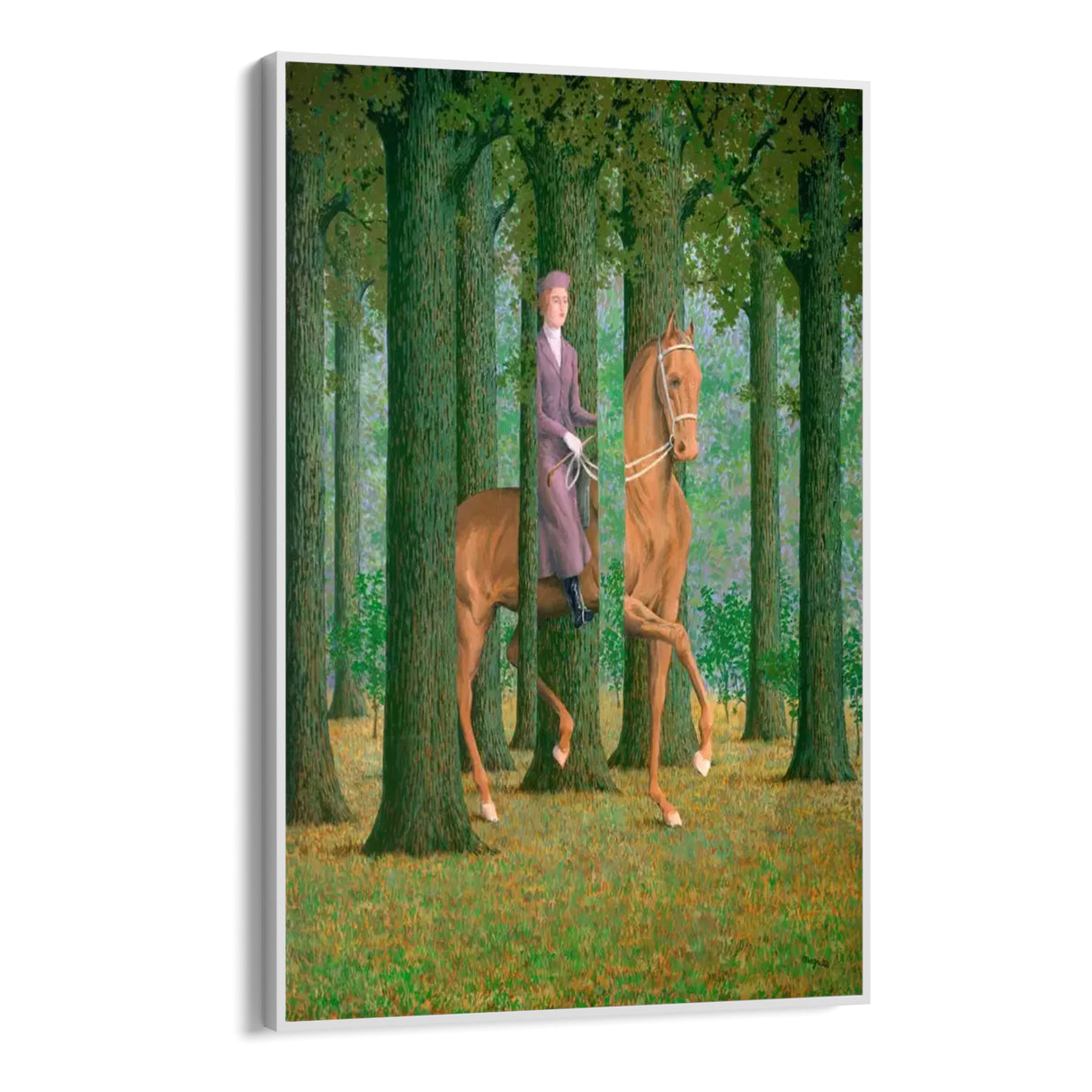 Quadro Stampa su Tela La Firma in Bianco, René Magritte - CupidoDesign
