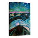 Quadro Stampa su Tela La Notte Stellata, Edvard Munch - CupidoDesign