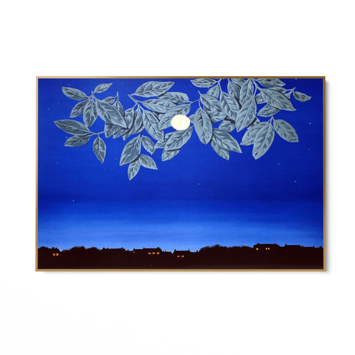 Quadro Stampa su Tela La Pagina Bianca, René Magritte - CupidoDesign