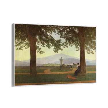 Quadro Stampa su Tela La Terrazza del Giardino, Caspar David Friedrich - CupidoDesign