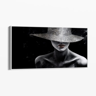 Quadro Stampa su Tela La dama nera - CupidoDesign