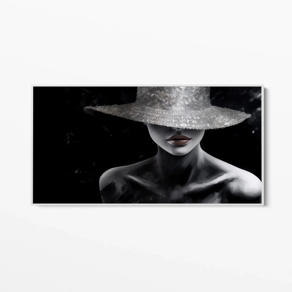 Quadro Stampa su Tela La dama nera - CupidoDesign
