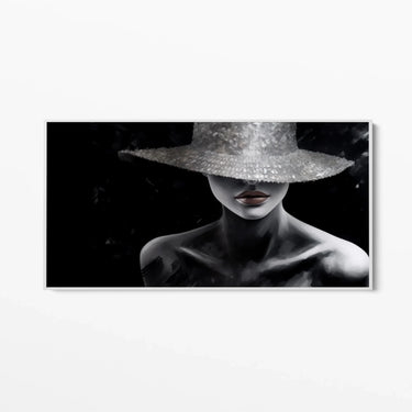 Quadro Stampa su Tela La dama nera - CupidoDesign