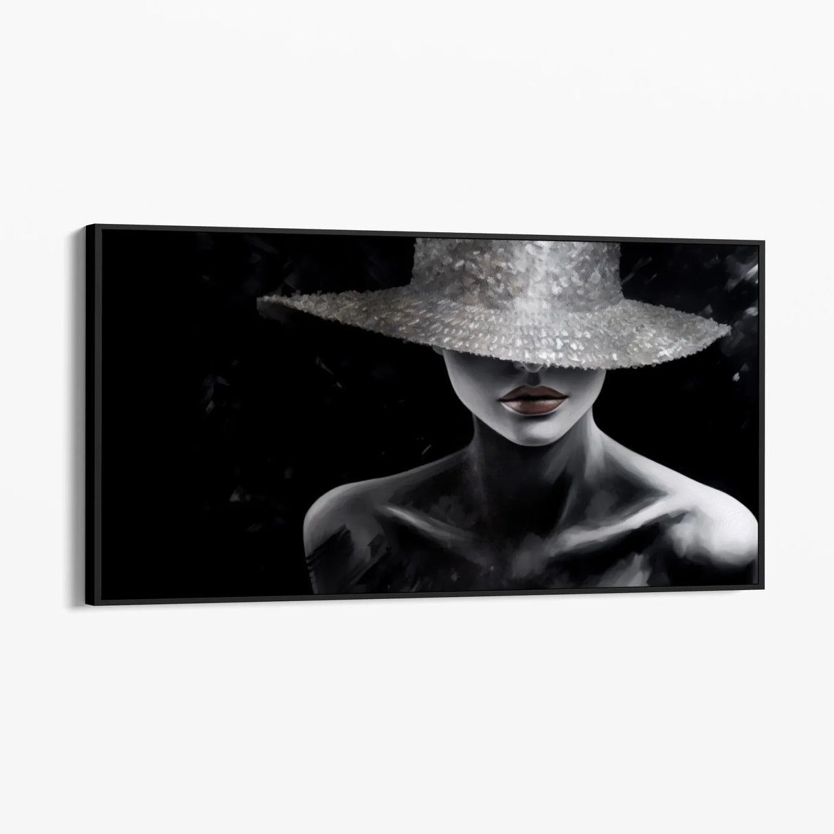 Quadro Stampa su Tela La dama nera - CupidoDesign