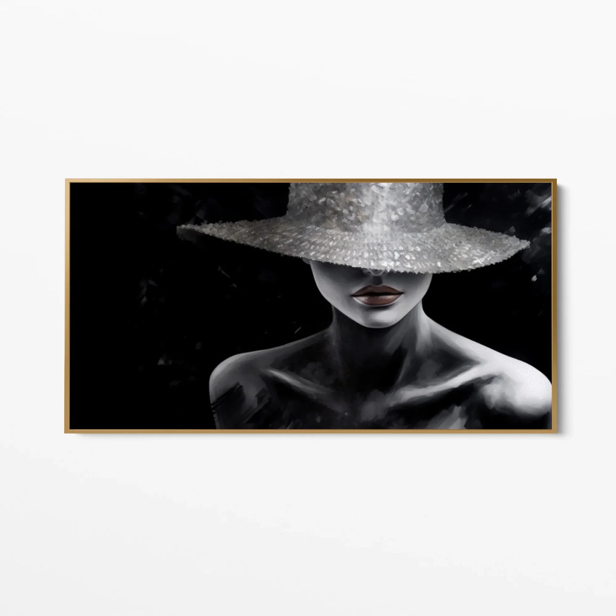 Quadro Stampa su Tela La dama nera - CupidoDesign
