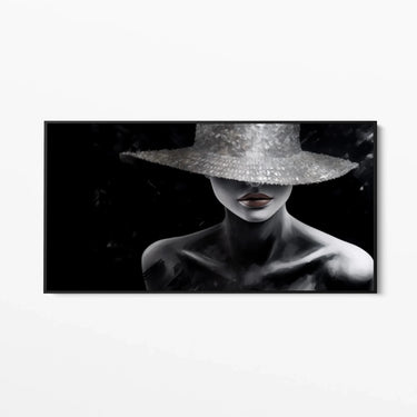 Quadro Stampa su Tela La dama nera - CupidoDesign