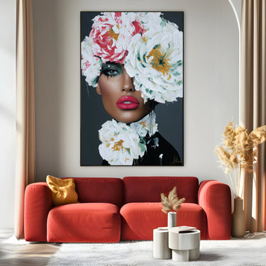 Quadro Stampa su Tela Labbra Frante - CupidoDesign