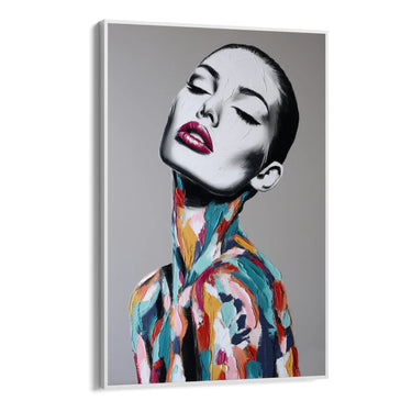 Quadro Stampa su Tela Labbra Ribelli - CupidoDesign