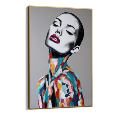 Quadro Stampa su Tela Labbra Ribelli - CupidoDesign