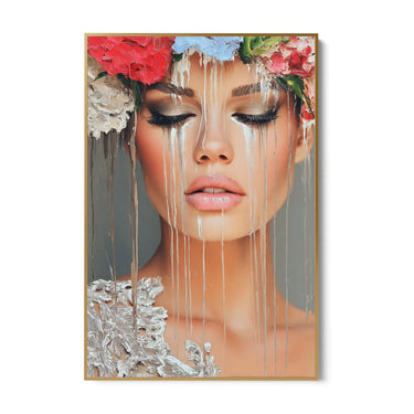 Quadro Stampa su Tela Lacrime D'Oro - CupidoDesign