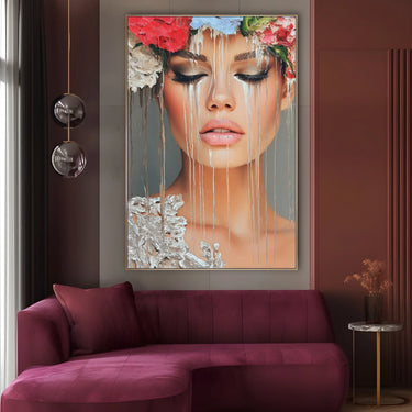 Quadro Stampa su Tela Lacrime D'Oro - CupidoDesign