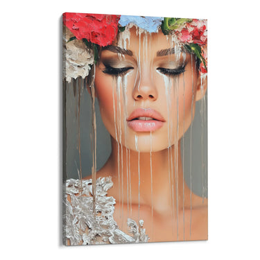 Quadro Stampa su Tela Lacrime D'Oro - CupidoDesign