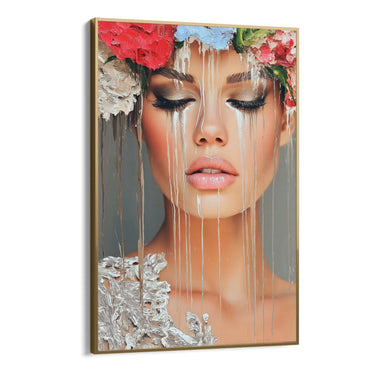 Quadro Stampa su Tela Lacrime D'Oro - CupidoDesign