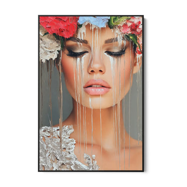 Quadro Stampa su Tela Lacrime D'Oro - CupidoDesign