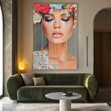 Quadro Stampa su Tela Lacrime D'Oro - CupidoDesign