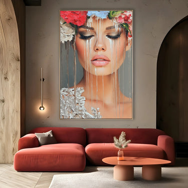 Quadro Stampa su Tela Lacrime D'Oro - CupidoDesign