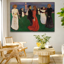 Quadro Stampa su Tela La danza della vita, Edvard Munch - CupidoDesign