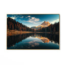 Quadro Stampa su Tela Lago Antorno, Dolomiti - CupidoDesign