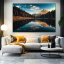 Quadro Stampa su Tela Lago Antorno, Dolomiti - CupidoDesign