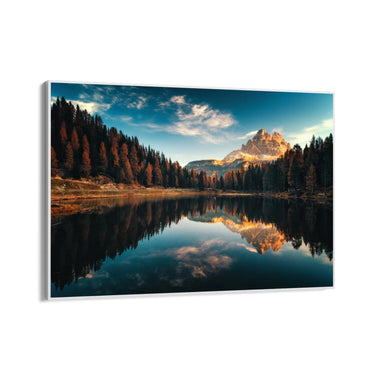 Quadro Stampa su Tela Lago Antorno, Dolomiti - CupidoDesign